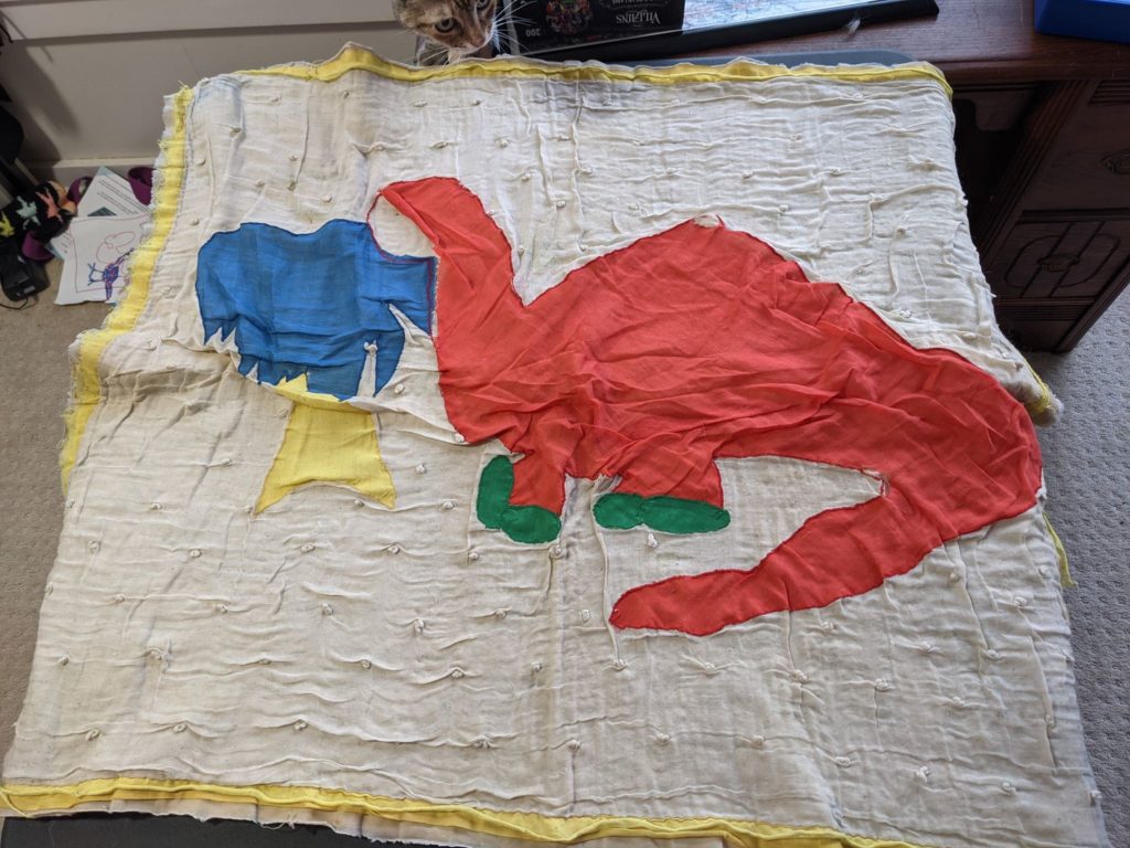 Mr. Dinosaur blanket