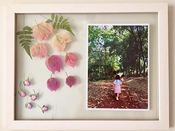Fernanda Kanashiro artwork 1 - dried flowers and photograph