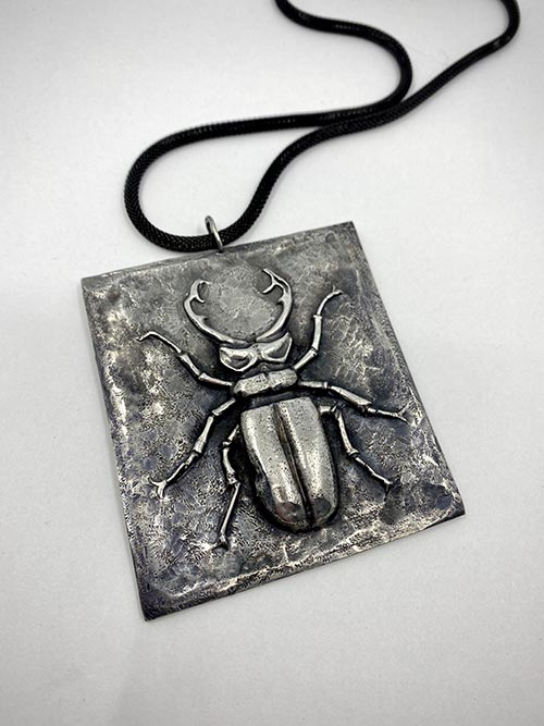 stag beetle pendant