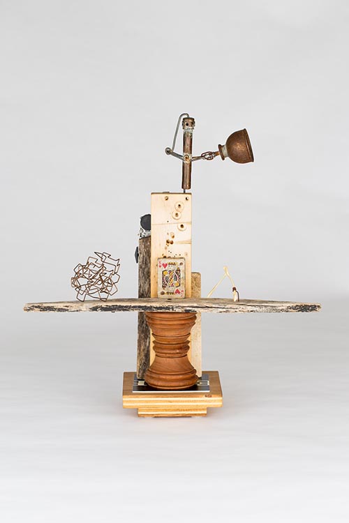 front view of Pablo Padgett assemblage