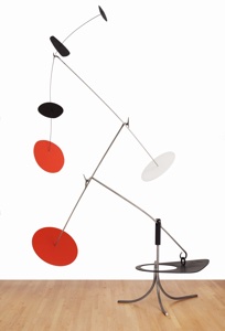 Alexander Calder Trois noirs sur un rouge
