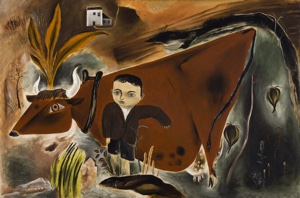 Yasuo Kuniyoshi Little Joe with Cow, 1923