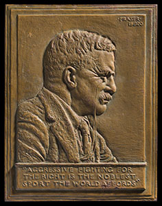 Portrait Plaque of Theodore Roosevelt